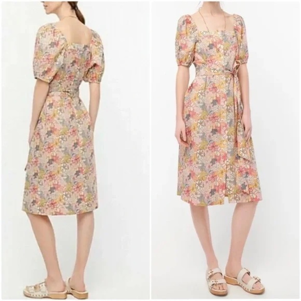 J. Crew Cottage dress in Liberty® Mauvey floral Large